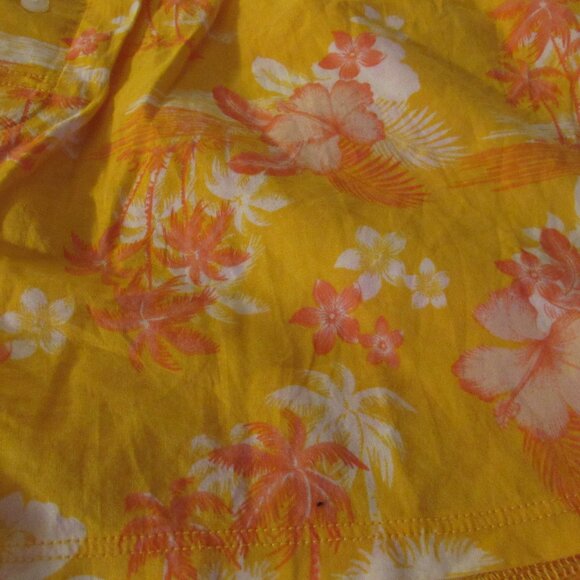 Victoria's Secret PINK Orange Palm Tree Sleep Shorts  XS - Picture 2 of 6